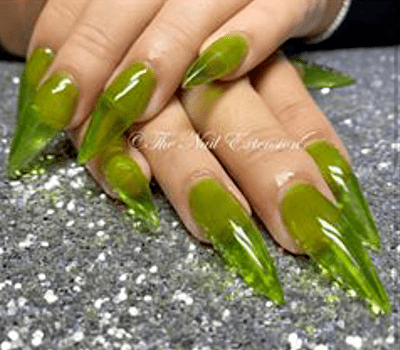 Claw Culture Jelly Polish green hand Claw Culture Jelly Polish green hand