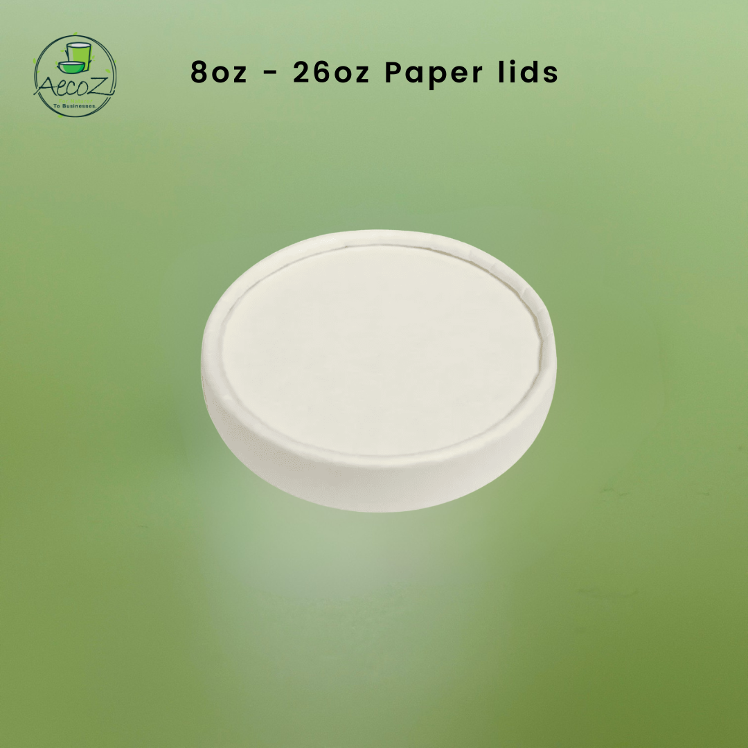 Paper Lid for 8 - 26 oz - Box