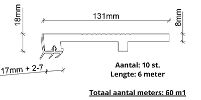 EcoStel 131 (10st. van 6m) 60 m1 €7.45/m1
