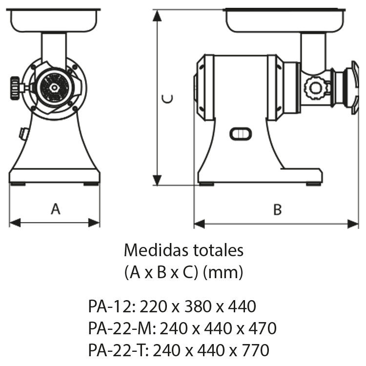 Picadora Carne Pa-12