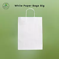 White Paper Bags Big - Box