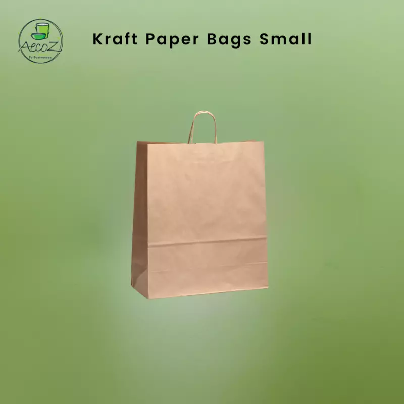 Kraft Paper Carry Bag Small (Twisted Handle)- Box