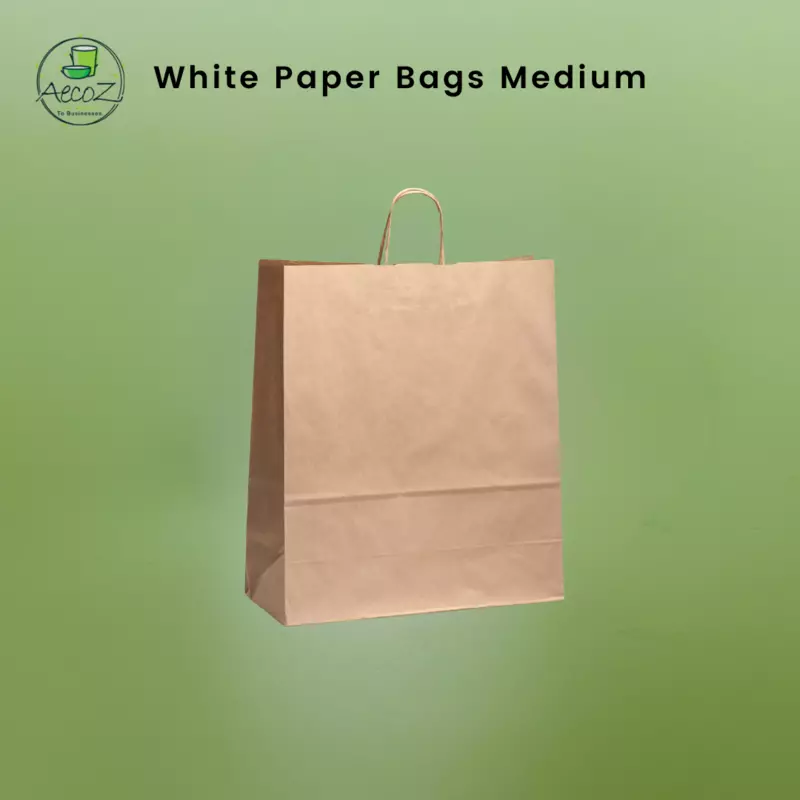 Kraft Paper Carry Bag Medium - Box