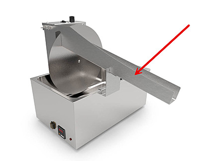 Ablaufrinne für CM-20 mit Rad