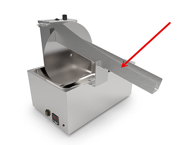 Ablaufrinne für CM-20 mit Rad