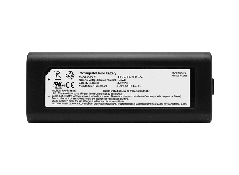 Battery Li-ion 10.8V, 3.25A (BRIO X MED,VET, Rechargeable)