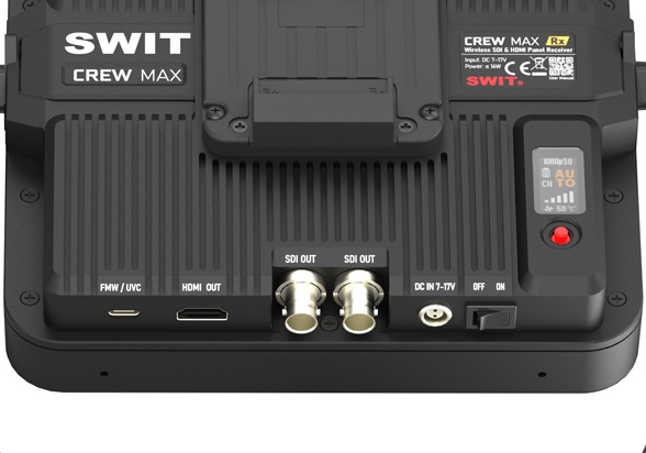 CREW MAX | 10000feet(3000m) 3rd Gen. professional Wireless FHD Video Transmission with Tx NP-F plate, Super Multicast, Super Anti-interference,  No-delay
