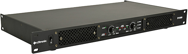 Citronic D1000 Class-D Power Amplifier 2x 500W /4 Ohms