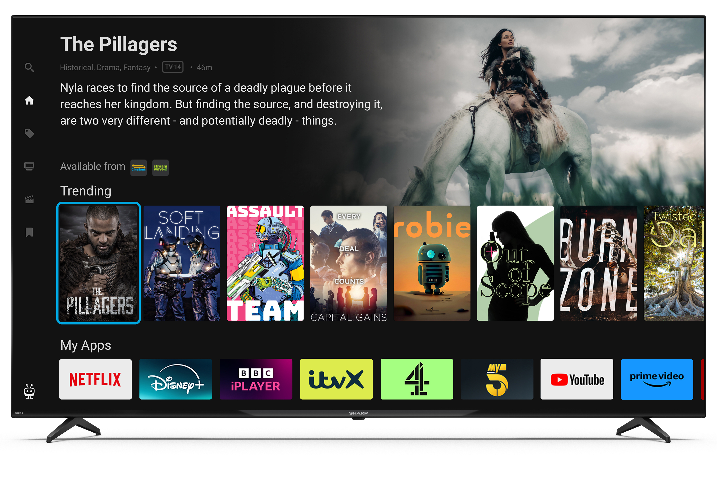 SHARP 70" 4K UHD Smart TV - C70GK4245KB