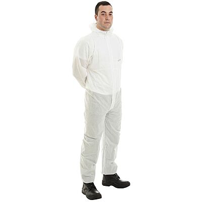 Supertouch Disposable Supertex SMS Type 5/6 Coveralls XL