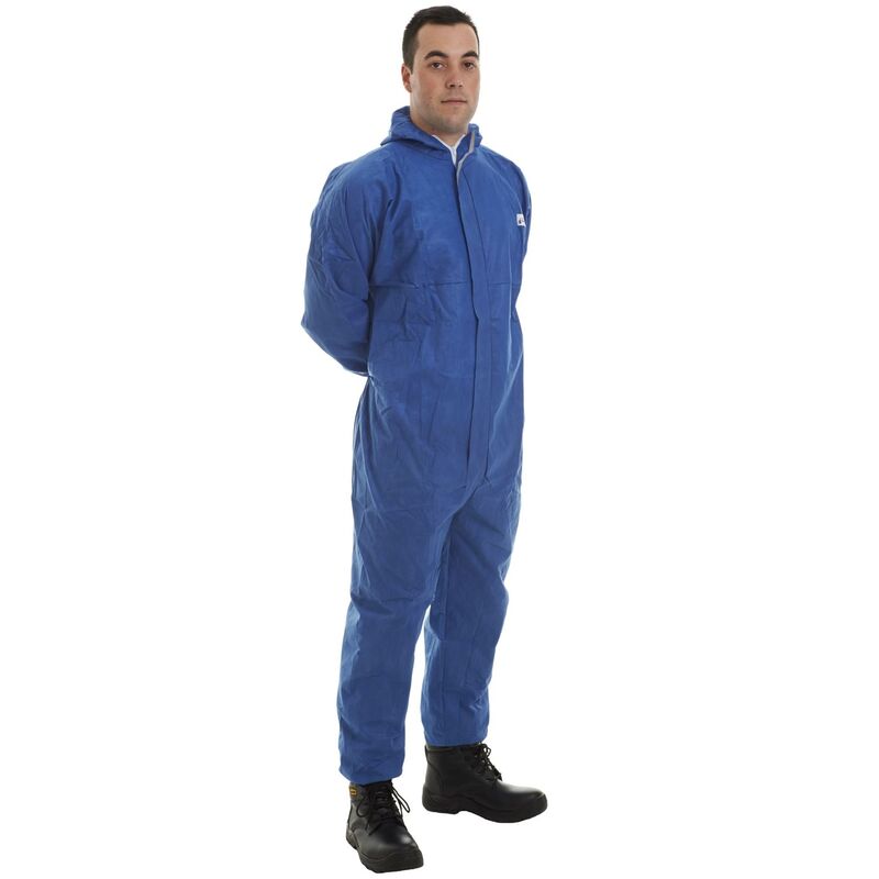 Disposable 3XL Blue SMS Type 5/6 Coverall