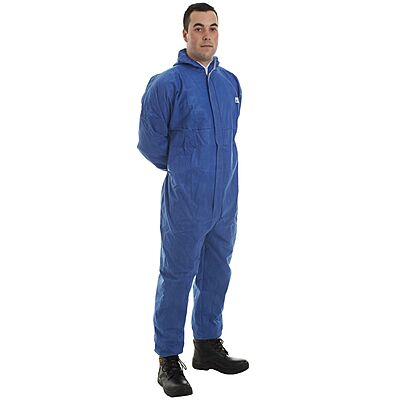 Disposable 4XL Blue SMS Type 5/6 Coverall