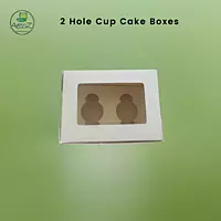 2 Hole Cup Cake Box - Box