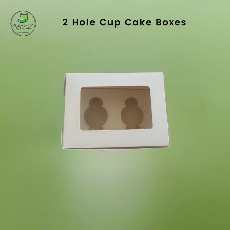 2 Hole Cup Cake Box - Box
