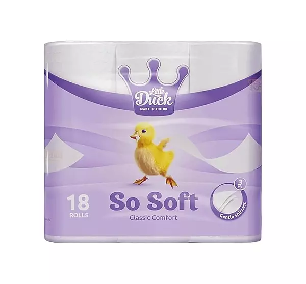 LITTLE DUCK TOILET ROLL 18PK