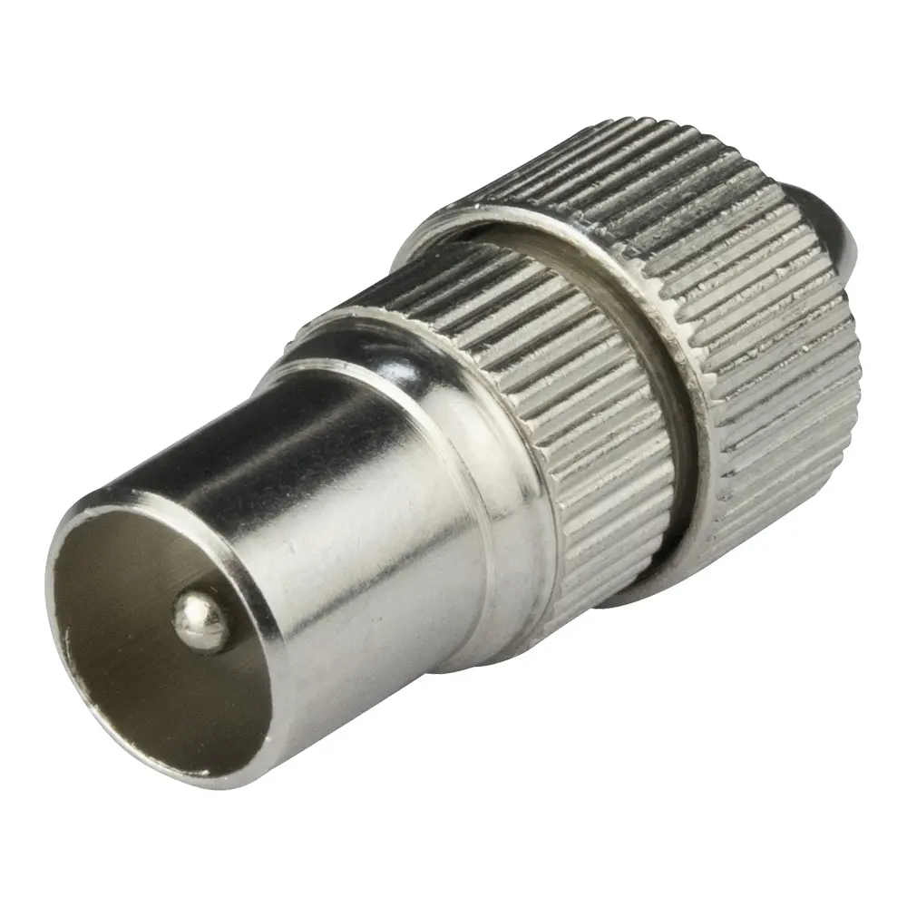 Nickel Plated Coaxial Plug