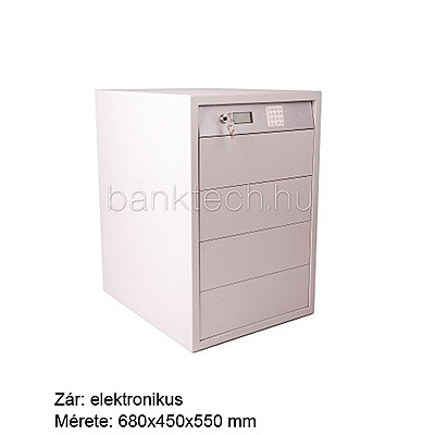 Banktech C/4IP BTSG, 4 fiókos multiszéf, deposit fiókkal