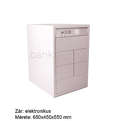 Banktech C/6IP BTSG, 6 fiókos multiszéf, deposit fiókkal Banktech C/6IP BTSG, 6 fiókos multiszéf, deposit fiókkal