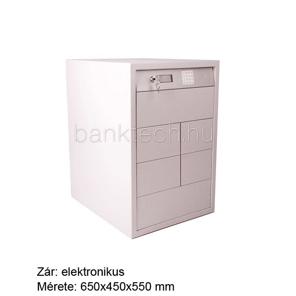 Banktech C/6IP BTSG, 6 fiókos multiszéf, deposit fiókkal Banktech C/6IP BTSG, 6 fiókos multiszéf, deposit fiókkal