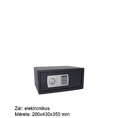 Trezortech 43E elektronikus laptop bútorszéf