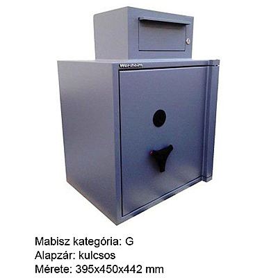 Wertheim BG10 bedobós páncélszekrény