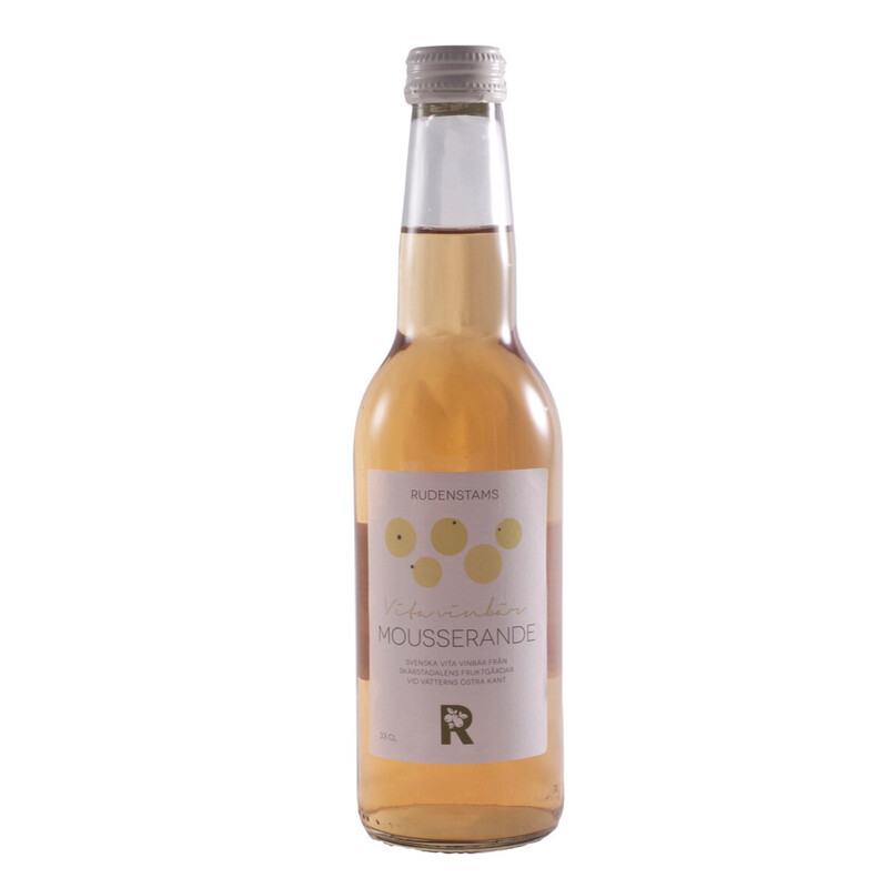 Rudenstams Vitavinbär Mousserande, 33cl