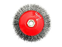 Steel Crimped Wire Wheel 125mm M14 GEKO G00599 Steel Crimped Wire Wheel 125mm M14 GEKO G00599