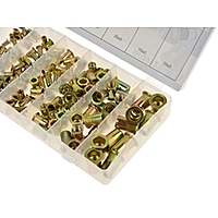 Steel Rivet Nuts Assortment 150pc G02912 Steel Rivet Nuts Assortment 150pc G02912