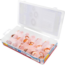 Copper washers set 150 pcs C0406 RICHMANN Copper washers set 150 pcs C0406 RICHMANN