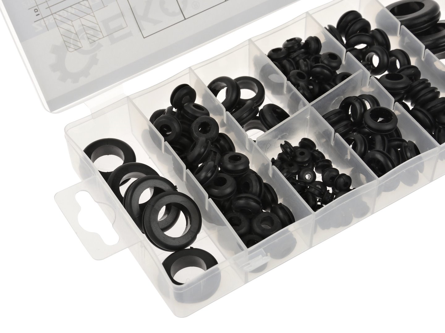 Rubber Grommets Assortment Set 180pcs G02915