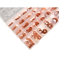 Copper Washer Metric Assortment 580 pcs G02916 GEKO Copper Washer Metric Assortment 580 pcs G02916 GEKO
