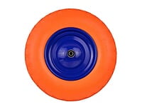 PU orange wheel 4.00-8 with blue rim G71024 PU orange wheel 4.00-8 with blue rim G71024