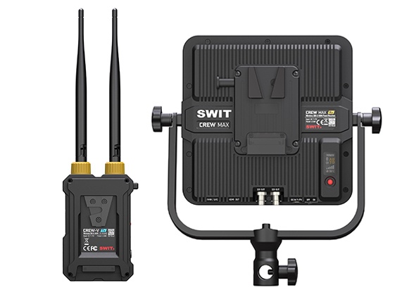 CREW-V MAX | 10000feet(3000m) 3rd Gen. professional Wireless FHD Video Transmission with Tx V-mount, Super Multicast, Super Anti-interference,  No-delay
