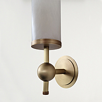 Alabaster Cylinder Wall Sconce Alabaster Cylinder Wall Sconce