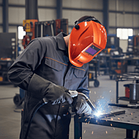 Auto Darkening Welding/Grinding Helmet c/w JH-HDX Jasic