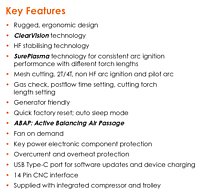 Plasma Inverter c/w Compressor  Jasic EVO CUT 80 SC ZXEP-80SC  5 YEAR GUARANTEE