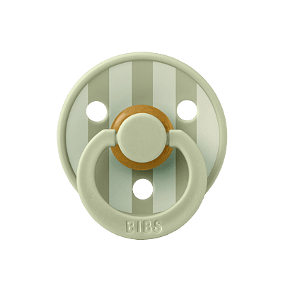Bibs Pacifier Studio Colour 2 Pack Pin Latex Size 2 Sage Mix