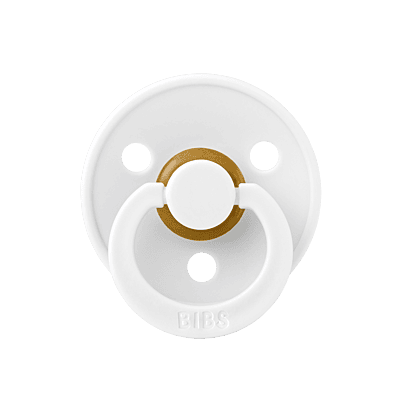 Bibs Colour Latex White-Size 1