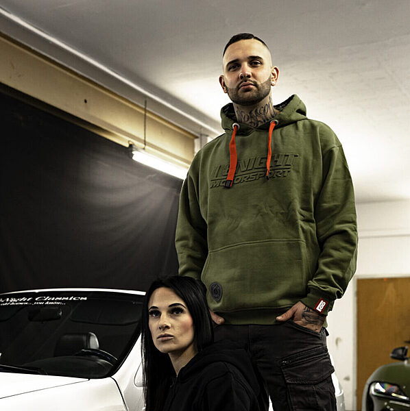 Hoodie Motorsport Oversize Olive Hoodie Motorsport Oversize Olive