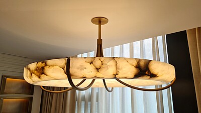 Alabaster Halo Pendant Alabaster Halo Pendant