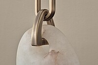 The Alabaster Pebble Pendant The Alabaster Pebble Pendant