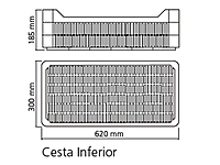 Armario Refrigeración Termoconformado Ans-651 + cestas