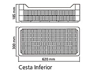 Armario Refrigeración Termoconformado Ans-651 + cestas