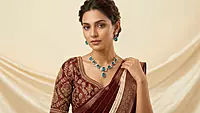 Crystal & Cubic Zirconia Gold-Plated Necklace Set