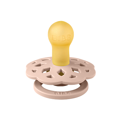 BIBS Pacifier Boheme 4 PACK Latex Size 1 Ivory/Blush/Blossom/Dusky Lilac