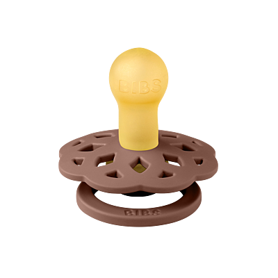 BIBS Pacifier Boheme 4 PACK Latex Size 1 Ivory/Blush/Woodchuck/Blossom