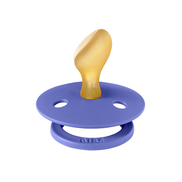 BIBS Pacifier Colour Latex Size 2 Anatomical Grape