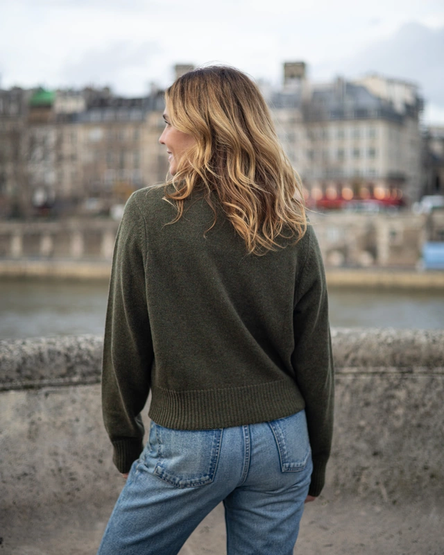 P002 - Khaki Tweed