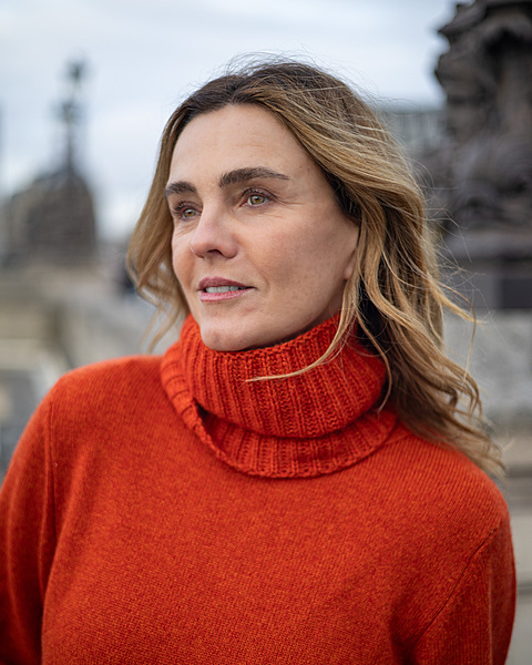 Tour de cou Cachemire - Orange Brulé Tour de cou Cachemire - Orange Brulé