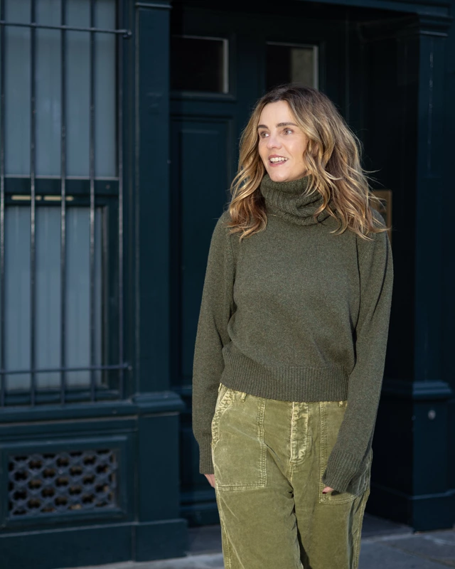 A002 - Khaki Tweed